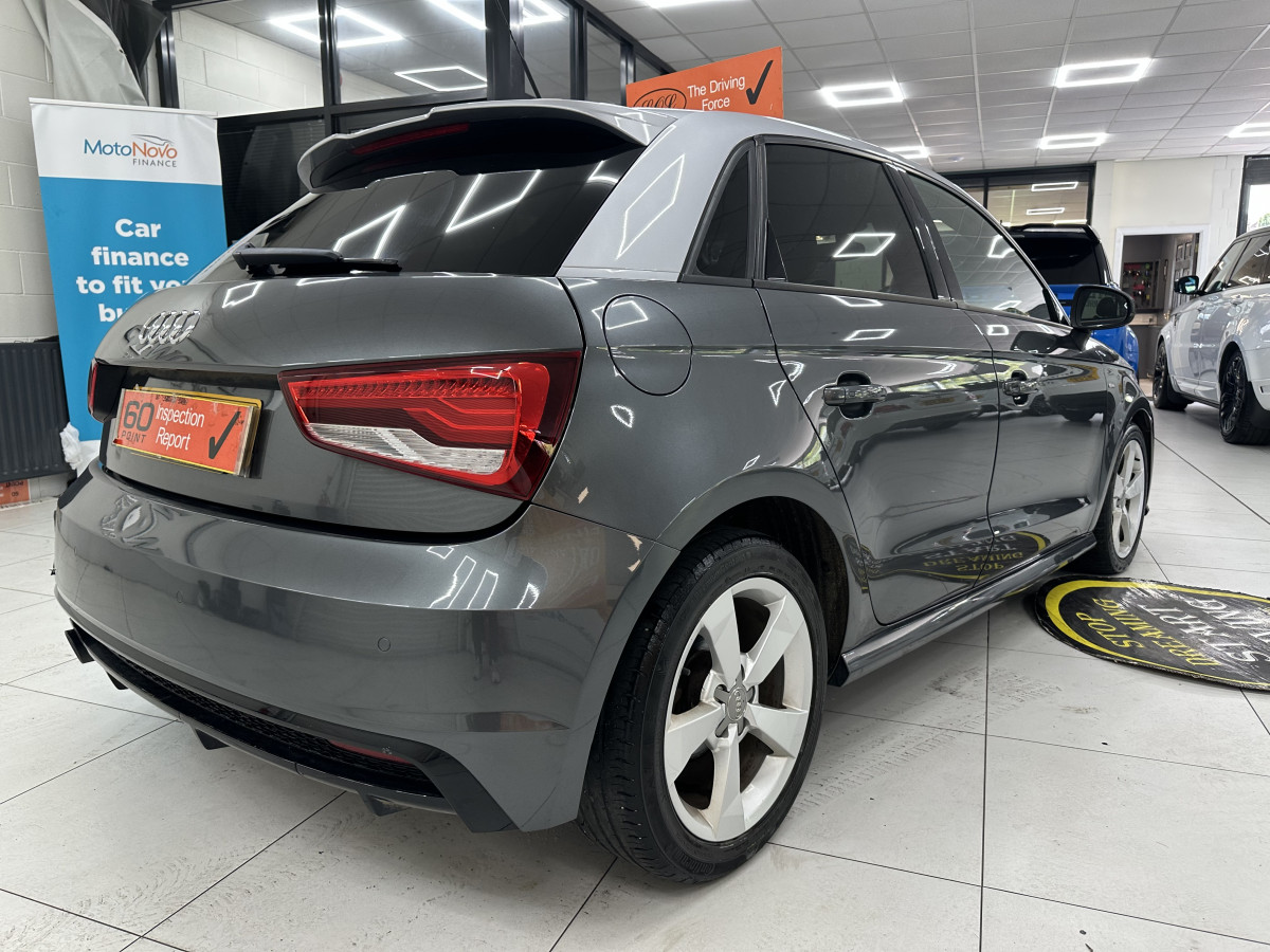 2017 (DEC) AUDI A1 1.6 TDi S LINE BLACK EDITION AUTOMATIC with BLACK LEATHER