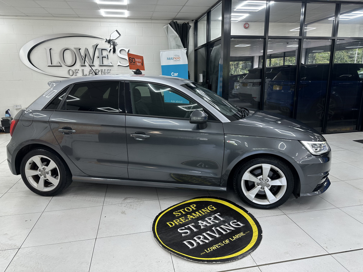 2017 (DEC) AUDI A1 1.6 TDi S LINE BLACK EDITION AUTOMATIC with BLACK LEATHER