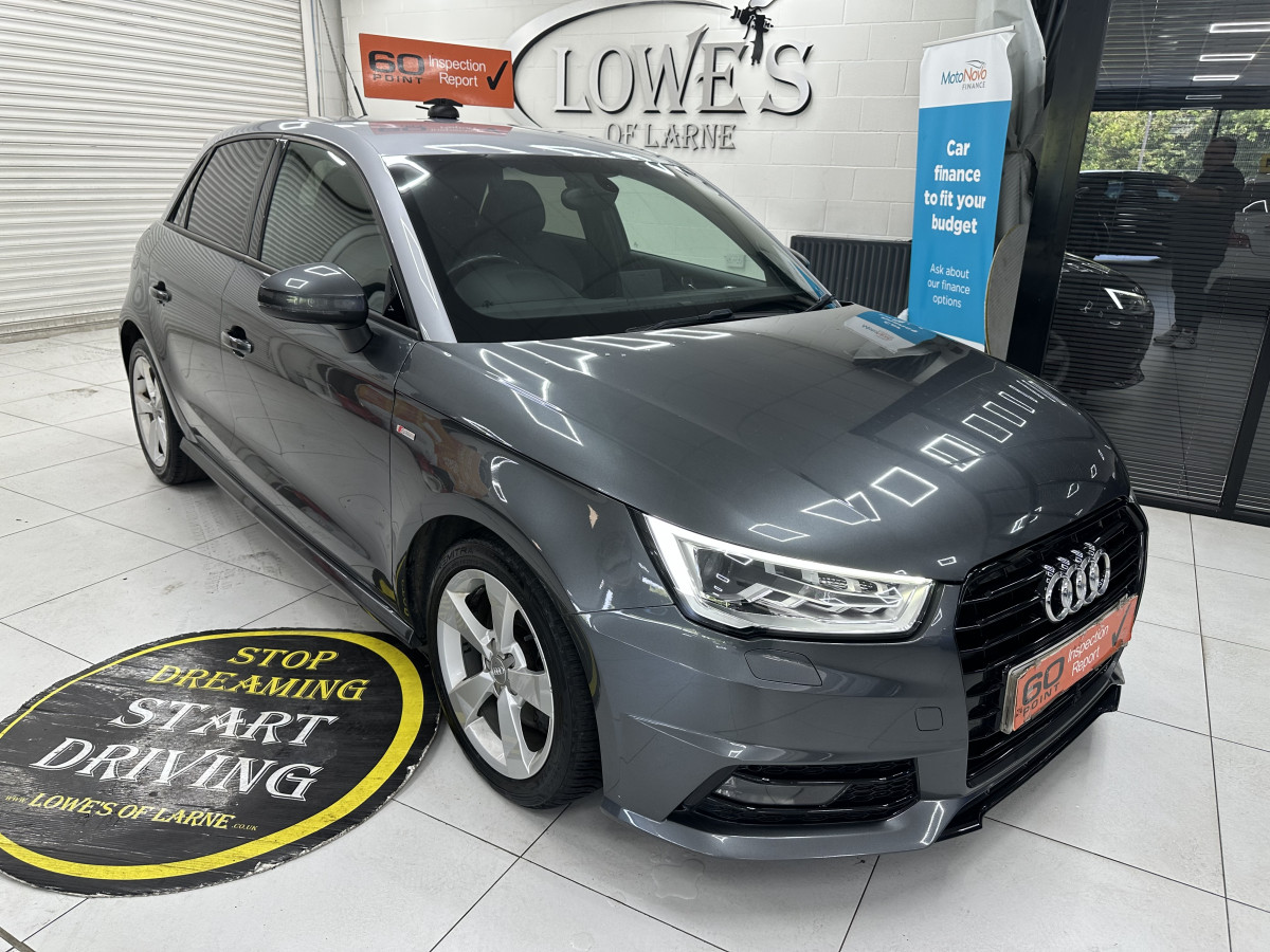 2017 (DEC) AUDI A1 1.6 TDi S LINE BLACK EDITION AUTOMATIC with BLACK LEATHER