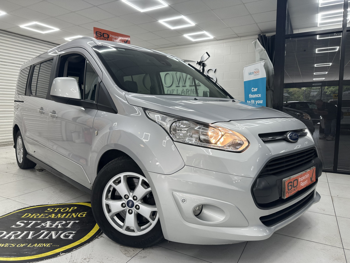 2018 (APRIL) FORD GRAND TOURNEO CONNECT 1.5 TDCi 120 TITANIUM AUTOMATIC– 4 SEATER PLUS WHEELCHAIR ACCESSABLE VEHICLE — ONLY 27K— NO VAT