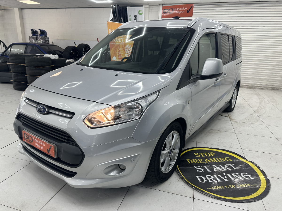 2018 (APRIL) FORD GRAND TOURNEO CONNECT 1.5 TDCi 120 TITANIUM AUTOMATIC– 4 SEATER PLUS WHEELCHAIR ACCESSABLE VEHICLE — ONLY 27K— NO VAT