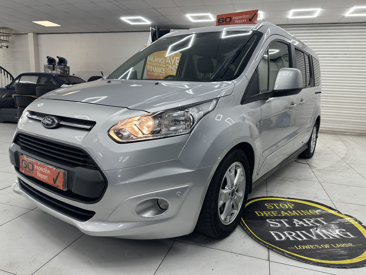 2018 (APRIL) FORD GRAND TOURNEO CONNECT 1.5 TDCi 120 TITANIUM AUTOMATIC– 4 SEATER PLUS WHEELCHAIR ACCESSABLE VEHICLE — ONLY 27K— NO VAT