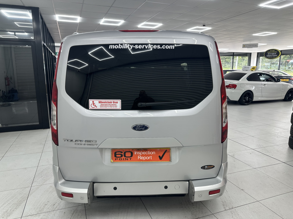 2018 (APRIL) FORD GRAND TOURNEO CONNECT 1.5 TDCi 120 TITANIUM AUTOMATIC– 4 SEATER PLUS WHEELCHAIR ACCESSABLE VEHICLE — ONLY 27K— NO VAT
