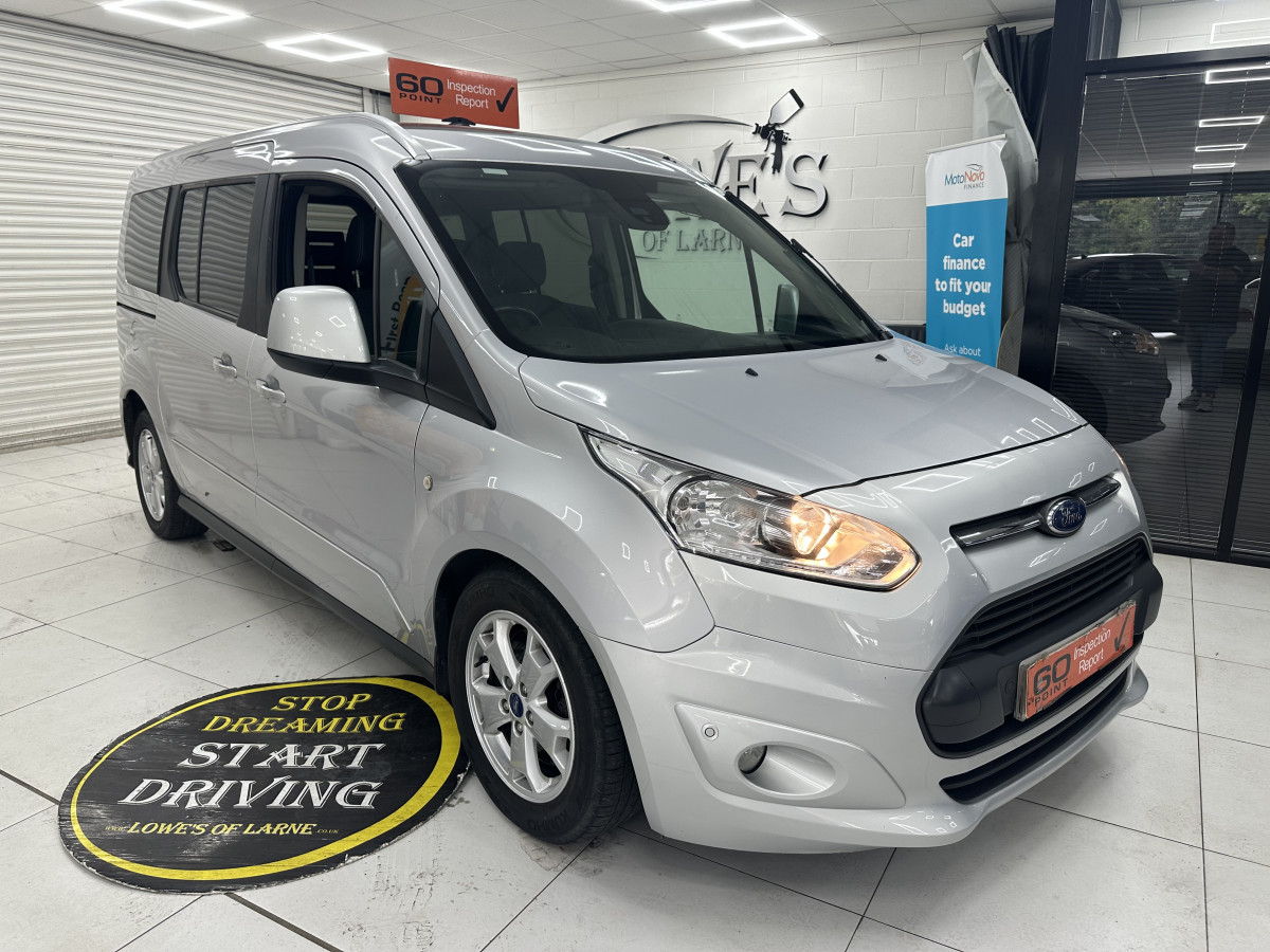 2018 (APRIL) FORD GRAND TOURNEO CONNECT 1.5 TDCi 120 TITANIUM AUTOMATIC– 4 SEATER PLUS WHEELCHAIR ACCESSABLE VEHICLE — ONLY 27K— NO VAT