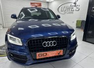 2015 (SEPT) AUDI Q5 2.0 TDi S LINE QUATTRO AUTOMATIC with BLACK LEATHER & 22″ ALLOYS