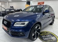 2015 (SEPT) AUDI Q5 2.0 TDi S LINE QUATTRO AUTOMATIC with BLACK LEATHER & 22″ ALLOYS