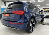 2015 (SEPT) AUDI Q5 2.0 TDi S LINE QUATTRO AUTOMATIC with BLACK LEATHER & 22″ ALLOYS