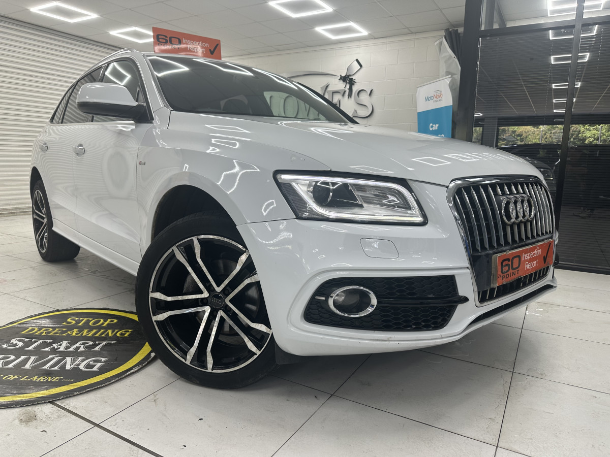 2015 (MARCH) AUDI Q5 2.0 TDi S LINE QUATTRO with BLACK LEATHER & 20″ ALLOYS