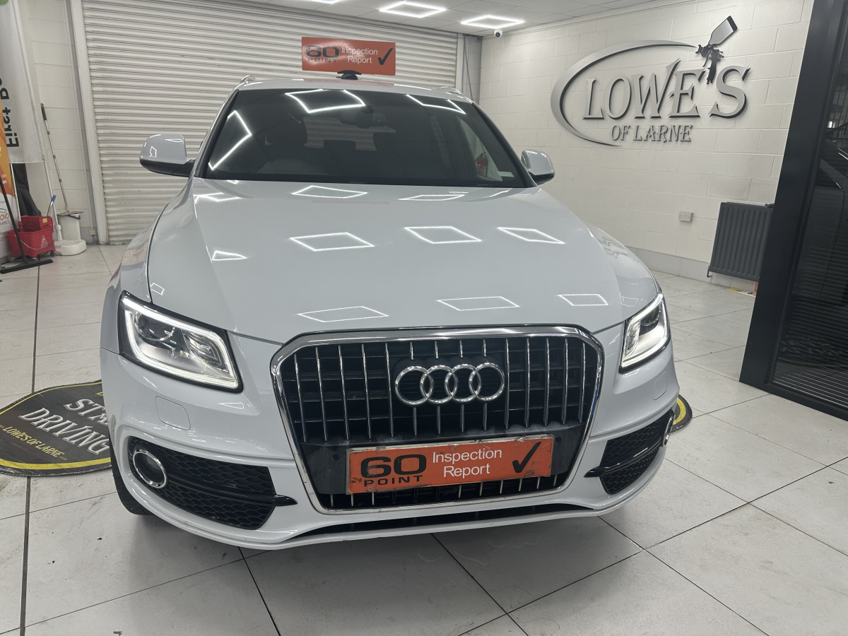 2015 (MARCH) AUDI Q5 2.0 TDi S LINE QUATTRO with BLACK LEATHER & 20″ ALLOYS