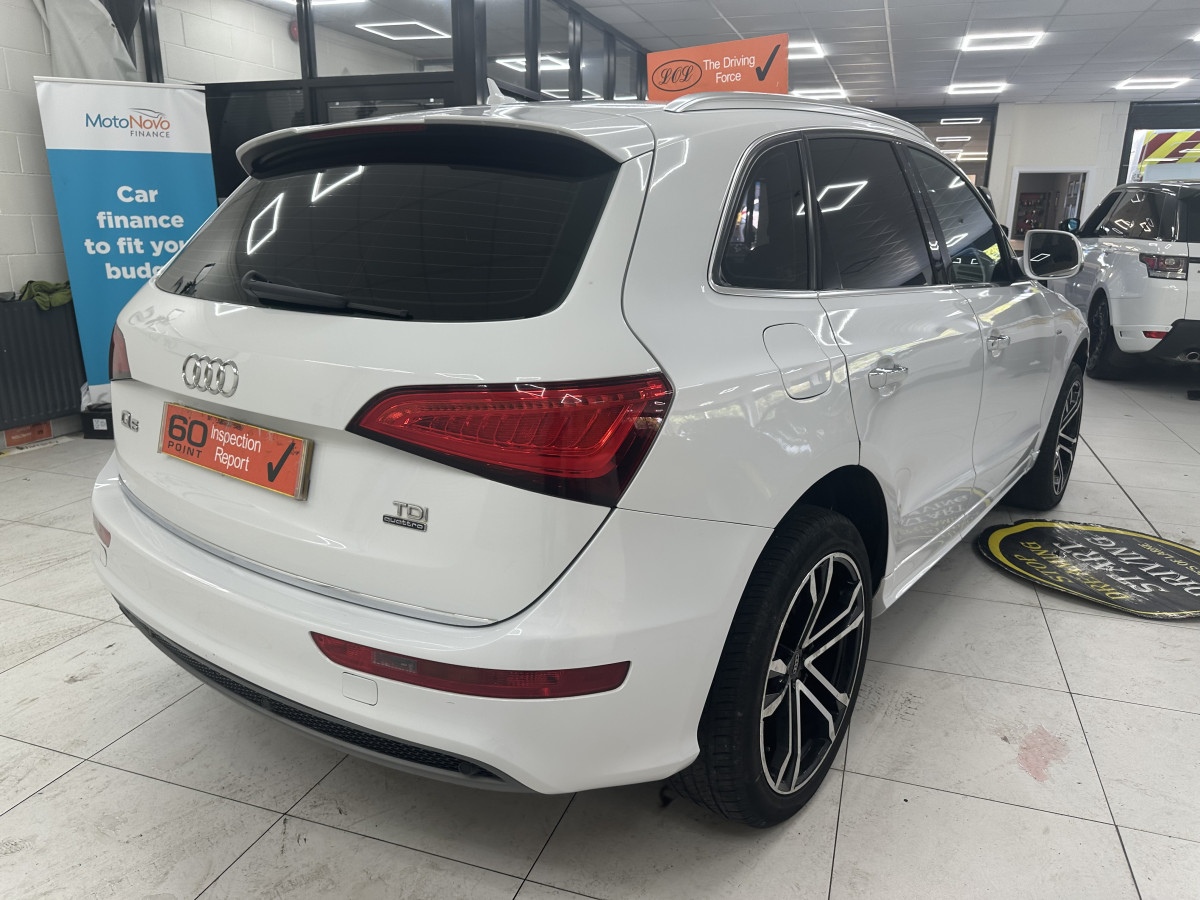 2015 (MARCH) AUDI Q5 2.0 TDi S LINE QUATTRO with BLACK LEATHER & 20″ ALLOYS