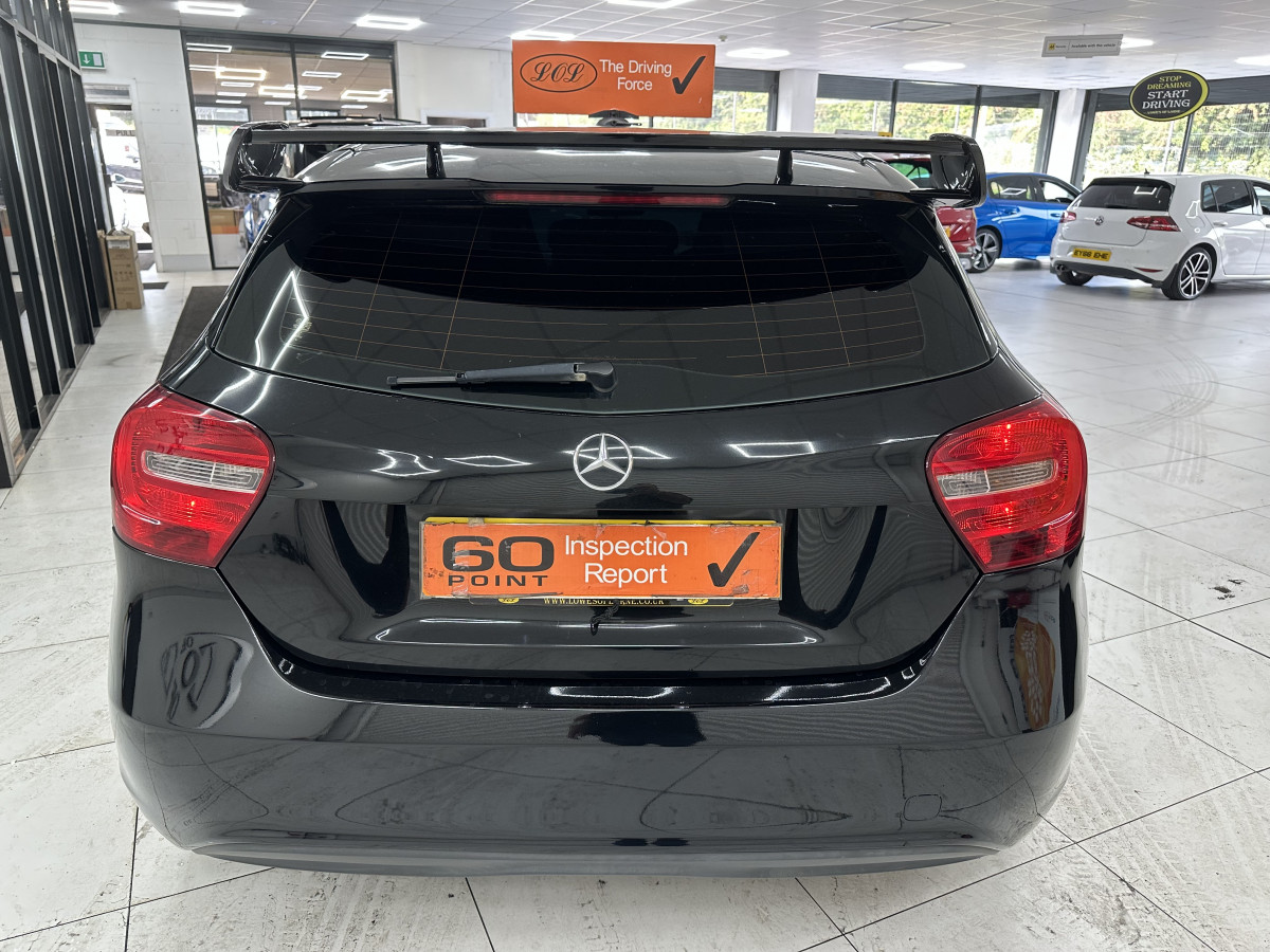 2014 (JULY) MERCEDES A180 1.5 DIESEL ECO SE — FULL SKIRTING BODY KIT & 19″ ALLOYS — £20 TAX