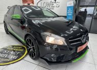 2014 (JULY) MERCEDES A180 1.5 DIESEL ECO SE — FULL SKIRTING BODY KIT & 19″ ALLOYS — £20 TAX