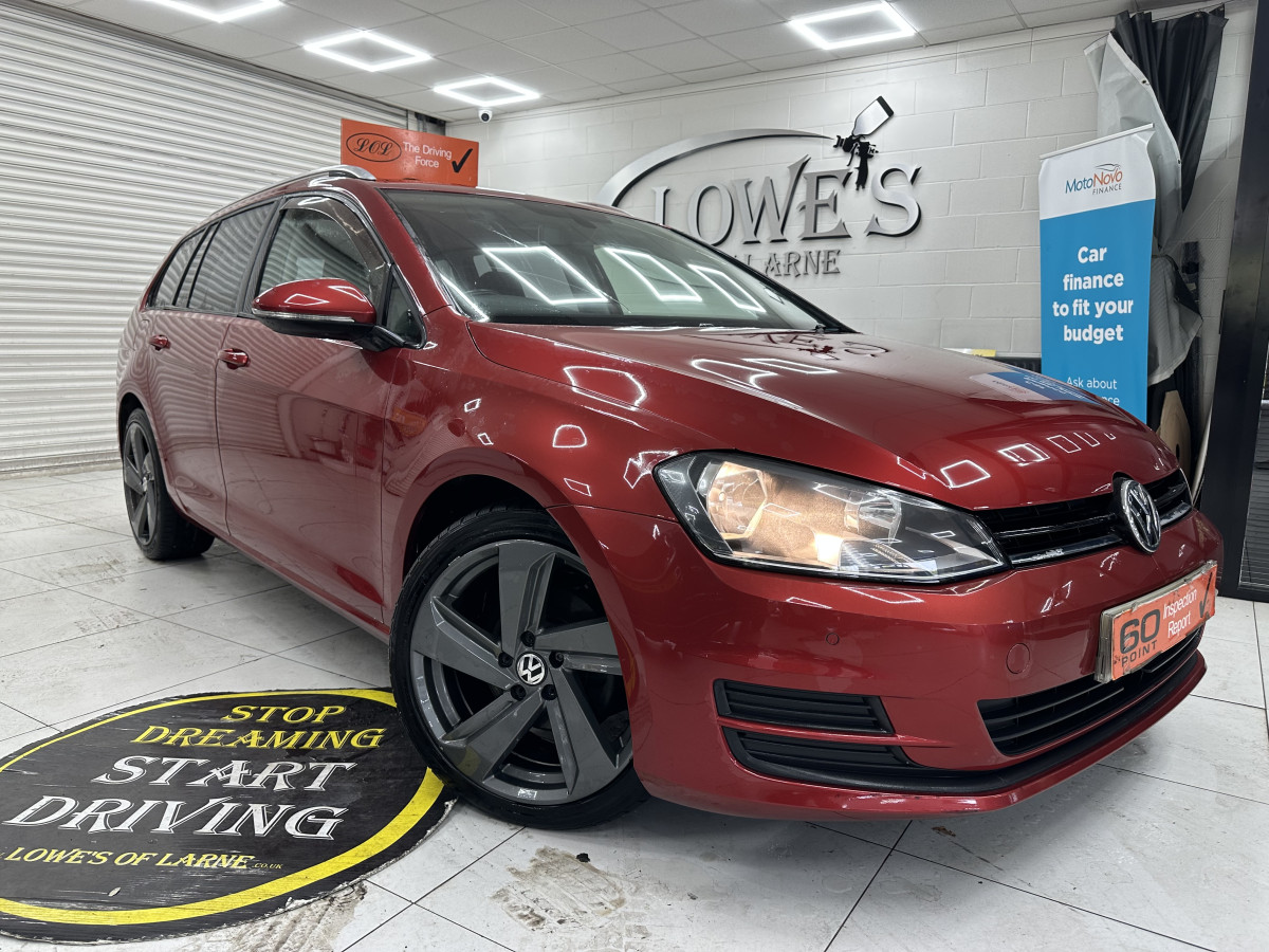 2015 (OCT) VW GOLF 1.6 TDi SE BlueMOTION ESTATE — £20 TAX