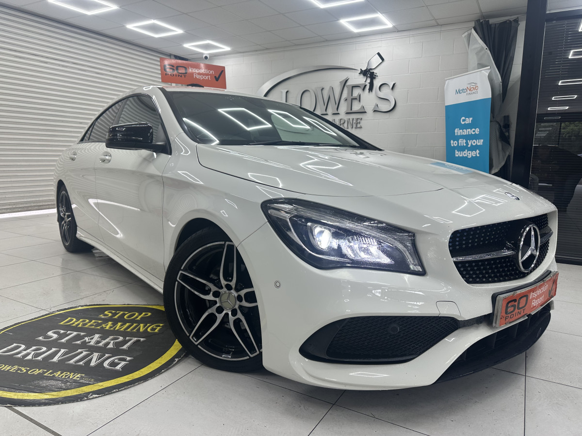 2017 MERCEDES CLA 200D AMG LINE AUTOMATIC — LEATHER, SAT NAV — with ONLY 75,000 MILES — £20 TAX
