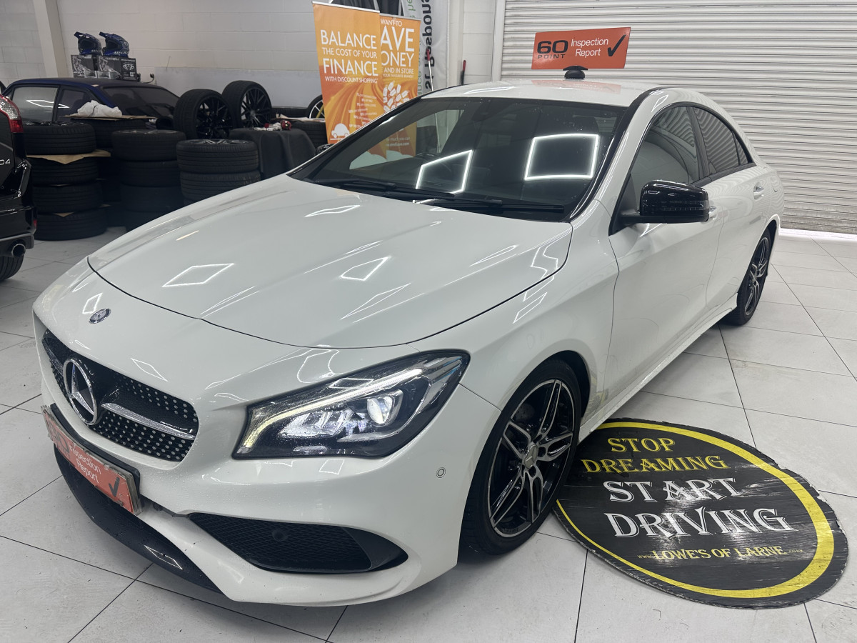 2017 MERCEDES CLA 200D AMG LINE AUTOMATIC — LEATHER, SAT NAV — with ONLY 75,000 MILES — £20 TAX