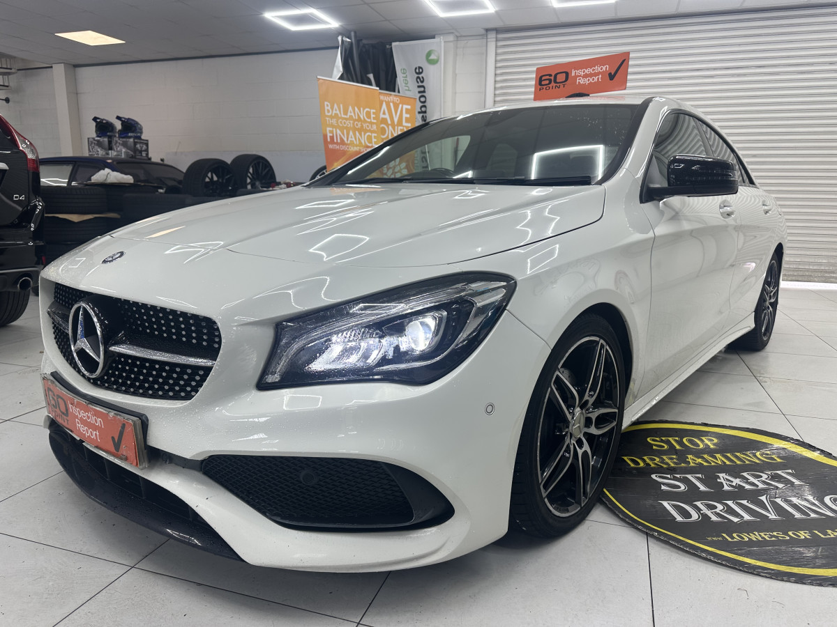 2017 MERCEDES CLA 200D AMG LINE AUTOMATIC — LEATHER, SAT NAV — with ONLY 75,000 MILES — £20 TAX