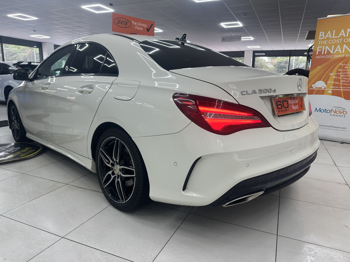 2017 MERCEDES CLA 200D AMG LINE AUTOMATIC — LEATHER, SAT NAV — with ONLY 75,000 MILES — £20 TAX