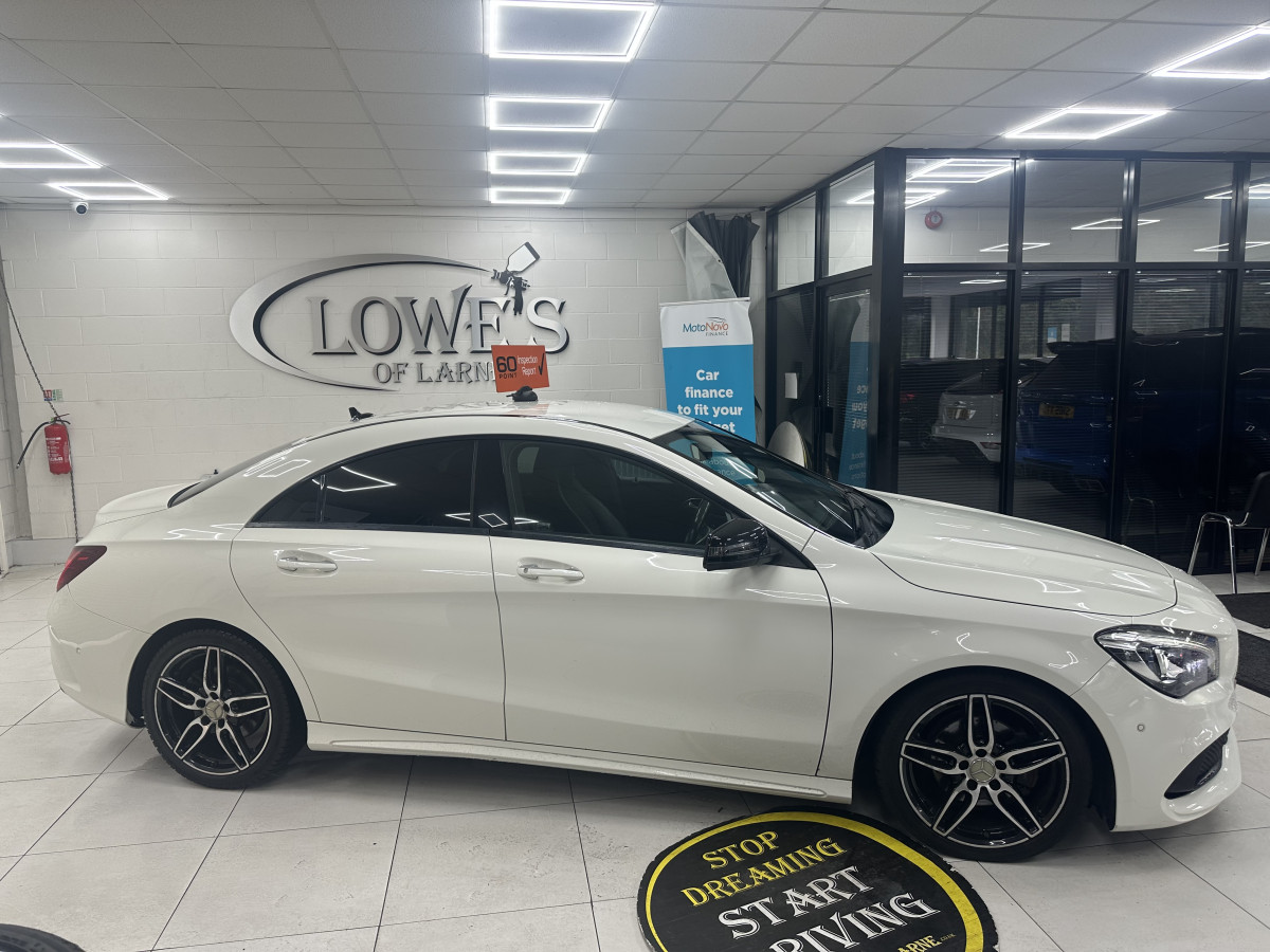 2017 MERCEDES CLA 200D AMG LINE AUTOMATIC — LEATHER, SAT NAV — with ONLY 75,000 MILES — £20 TAX