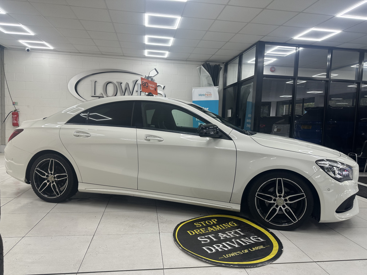 2017 MERCEDES CLA 200D AMG LINE AUTOMATIC — LEATHER, SAT NAV — with ONLY 75,000 MILES — £20 TAX