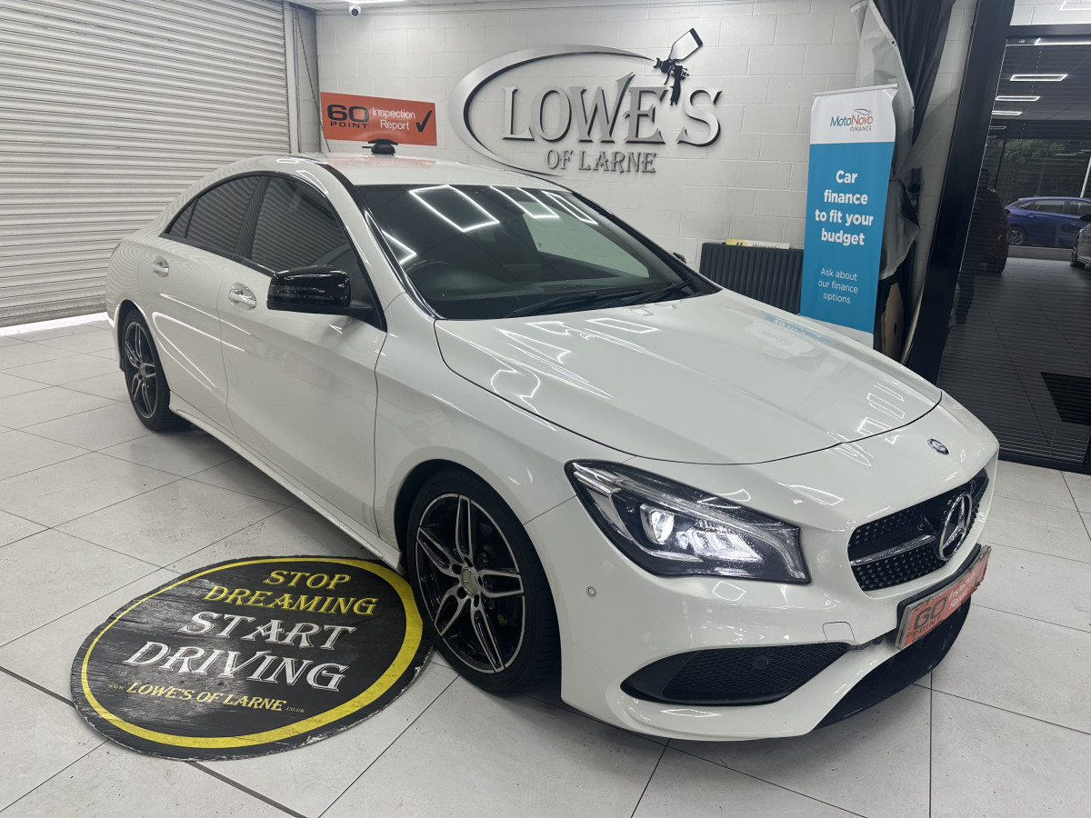 2017 MERCEDES CLA 200D AMG LINE AUTOMATIC — LEATHER, SAT NAV — with ONLY 75,000 MILES — £20 TAX