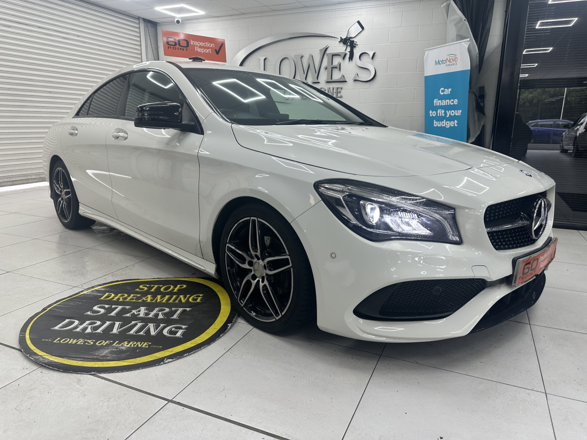 2017 MERCEDES CLA 200D AMG LINE AUTOMATIC — LEATHER, SAT NAV — with ONLY 75,000 MILES — £20 TAX