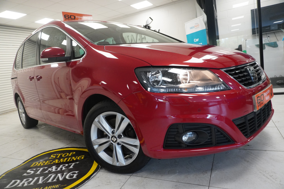 2018 (NOV) SEAT ALHAMBRA 2.0 TDi XCELLENCE AUTOMATIC with LEATHER, PAN ROOF & SAT NAV
