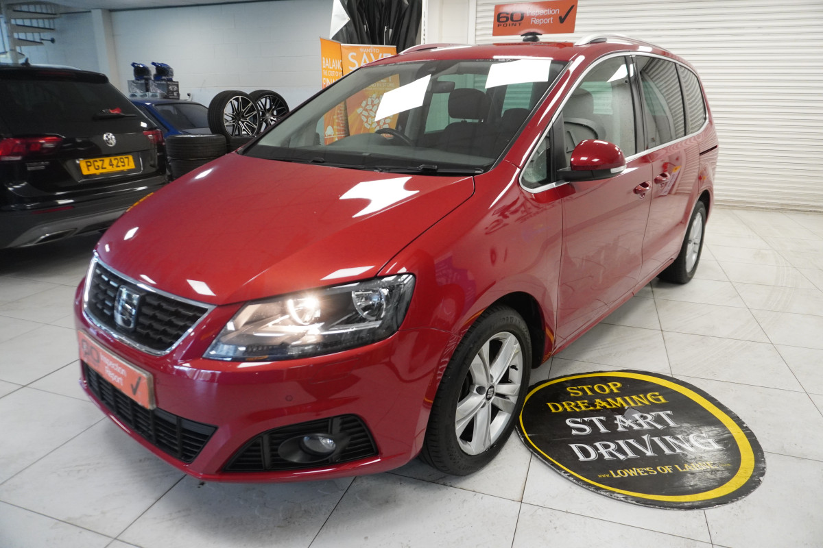2018 (NOV) SEAT ALHAMBRA 2.0 TDi XCELLENCE AUTOMATIC with LEATHER, PAN ROOF & SAT NAV