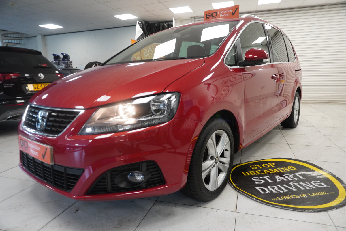2018 (NOV) SEAT ALHAMBRA 2.0 TDi XCELLENCE AUTOMATIC with LEATHER, PAN ROOF & SAT NAV