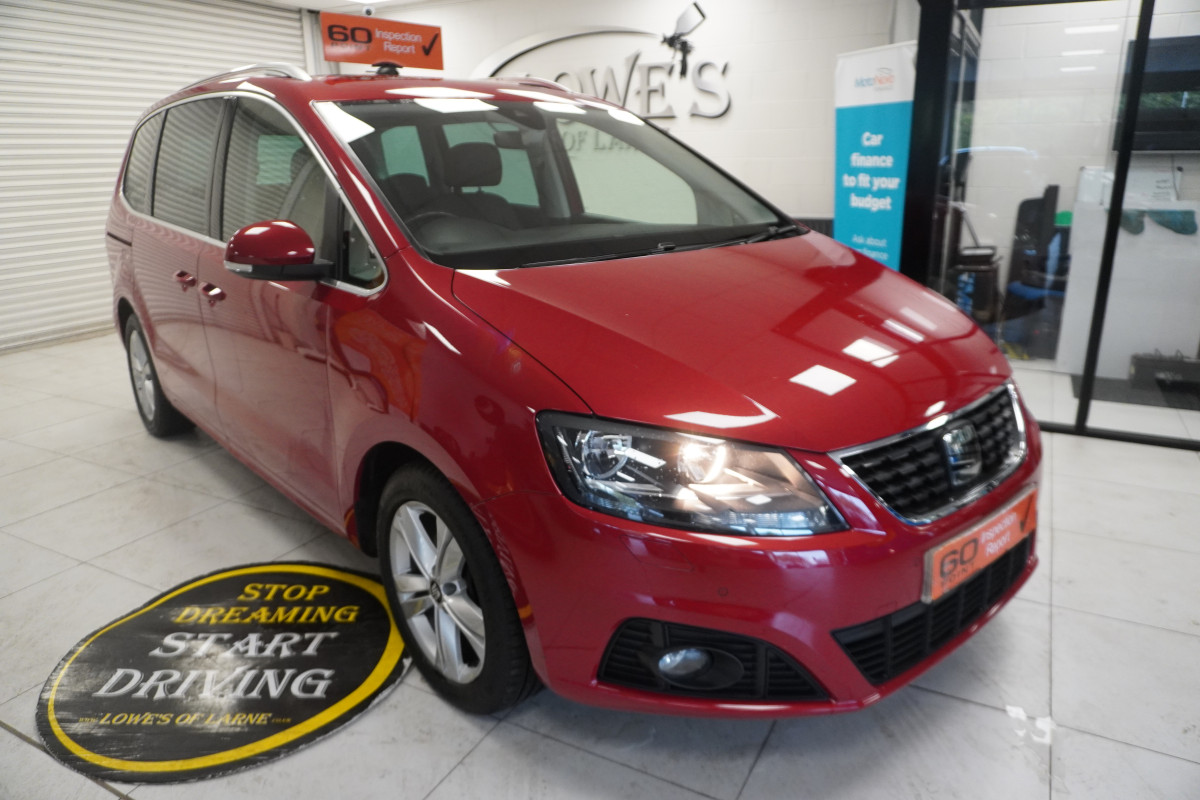 2018 (NOV) SEAT ALHAMBRA 2.0 TDi XCELLENCE AUTOMATIC with LEATHER, PAN ROOF & SAT NAV