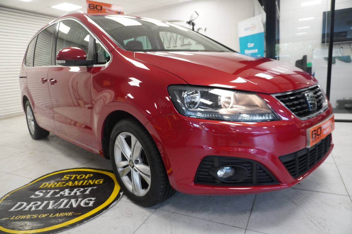 2018 (NOV) SEAT ALHAMBRA 2.0 TDi XCELLENCE AUTOMATIC with LEATHER, PAN ROOF & SAT NAV