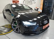 2013 AUDI A7 3.0 TDi QUATTRO 204 BHP BLACK EDITION AUTOMATIC with BLACK LEATHER & SAT NAV (5 SEATER)