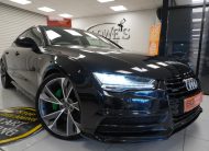2013 AUDI A7 3.0 TDi QUATTRO 204 BHP BLACK EDITION AUTOMATIC with BLACK LEATHER & SAT NAV (5 SEATER)