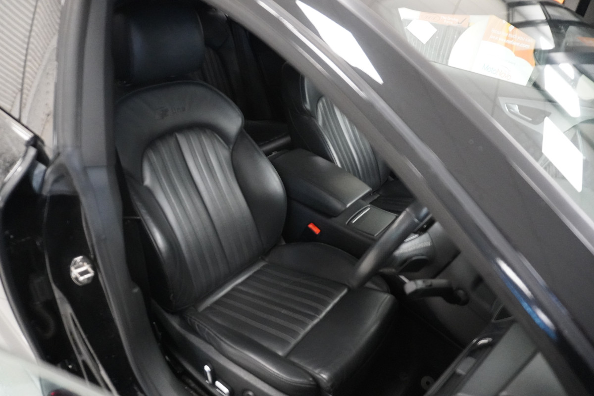 2013 AUDI A7 3.0 TDi QUATTRO 204 BHP BLACK EDITION AUTOMATIC with BLACK LEATHER & SAT NAV (5 SEATER)