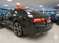 2013 AUDI A7 3.0 TDi QUATTRO 204 BHP BLACK EDITION AUTOMATIC with BLACK LEATHER & SAT NAV (5 SEATER)