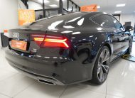 2013 AUDI A7 3.0 TDi QUATTRO 204 BHP BLACK EDITION AUTOMATIC with BLACK LEATHER & SAT NAV (5 SEATER)