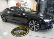 2013 AUDI A7 3.0 TDi QUATTRO 204 BHP BLACK EDITION AUTOMATIC with BLACK LEATHER & SAT NAV (5 SEATER)