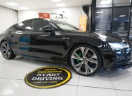 2013 AUDI A7 3.0 TDi QUATTRO 204 BHP BLACK EDITION AUTOMATIC with BLACK LEATHER & SAT NAV (5 SEATER)