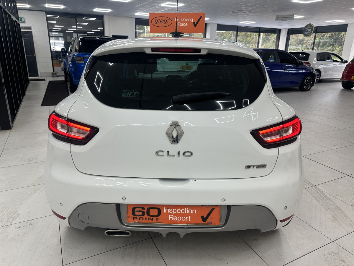 2018 (NOV) RENAULT CLIO 1.5 DCi GT LINE with ONLY 38,000 MILES — BLACK LEATHER & SAT NAV