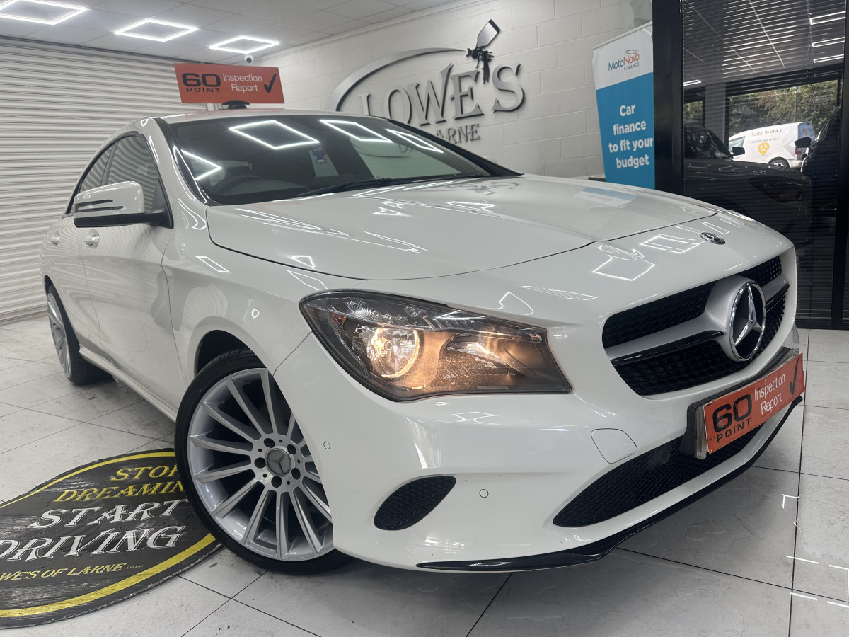 2018 MERCEDES CLA 200D SPORT — LEATHER, SAT NAV & 19″ ALLOYS