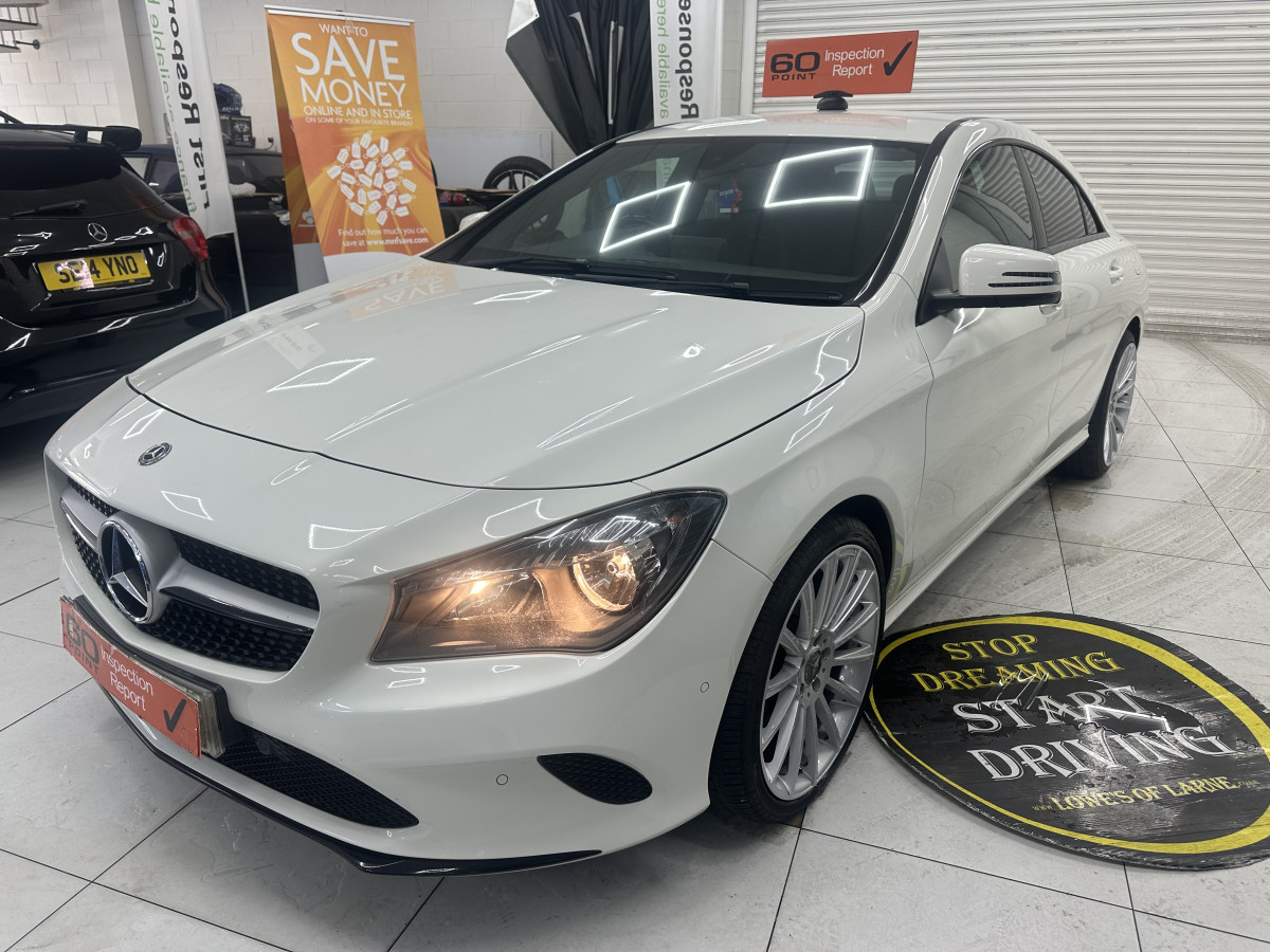 2018 MERCEDES CLA 200D SPORT — LEATHER, SAT NAV & 19″ ALLOYS