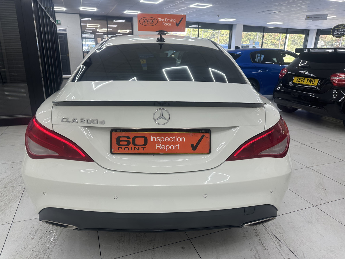 2018 MERCEDES CLA 200D SPORT — LEATHER, SAT NAV & 19″ ALLOYS