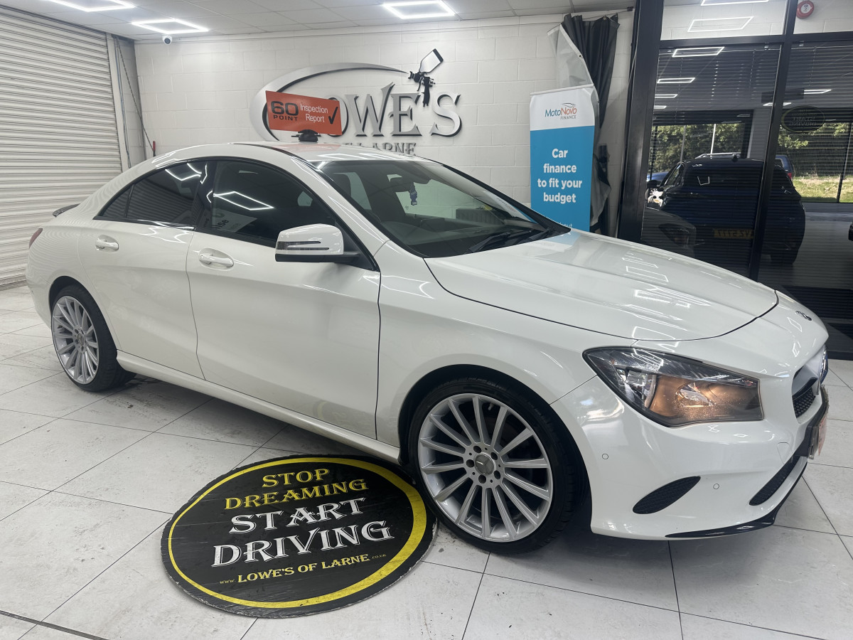 2018 MERCEDES CLA 200D SPORT — LEATHER, SAT NAV & 19″ ALLOYS