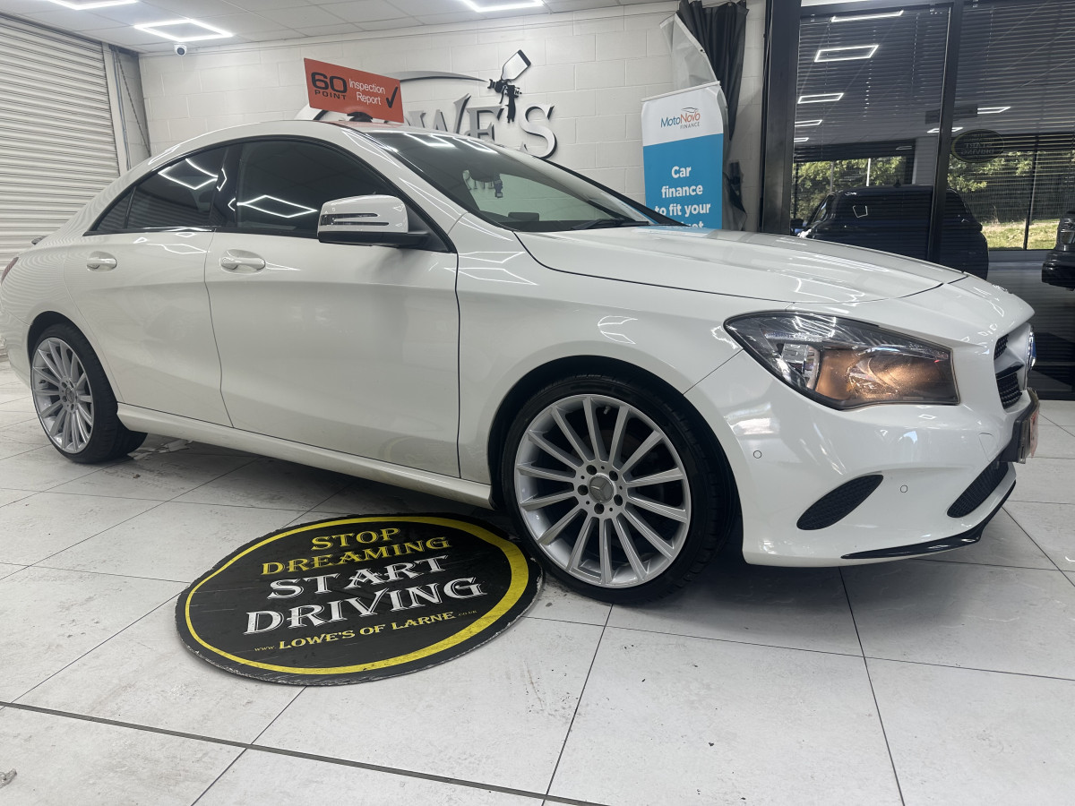 2018 MERCEDES CLA 200D SPORT — LEATHER, SAT NAV & 19″ ALLOYS