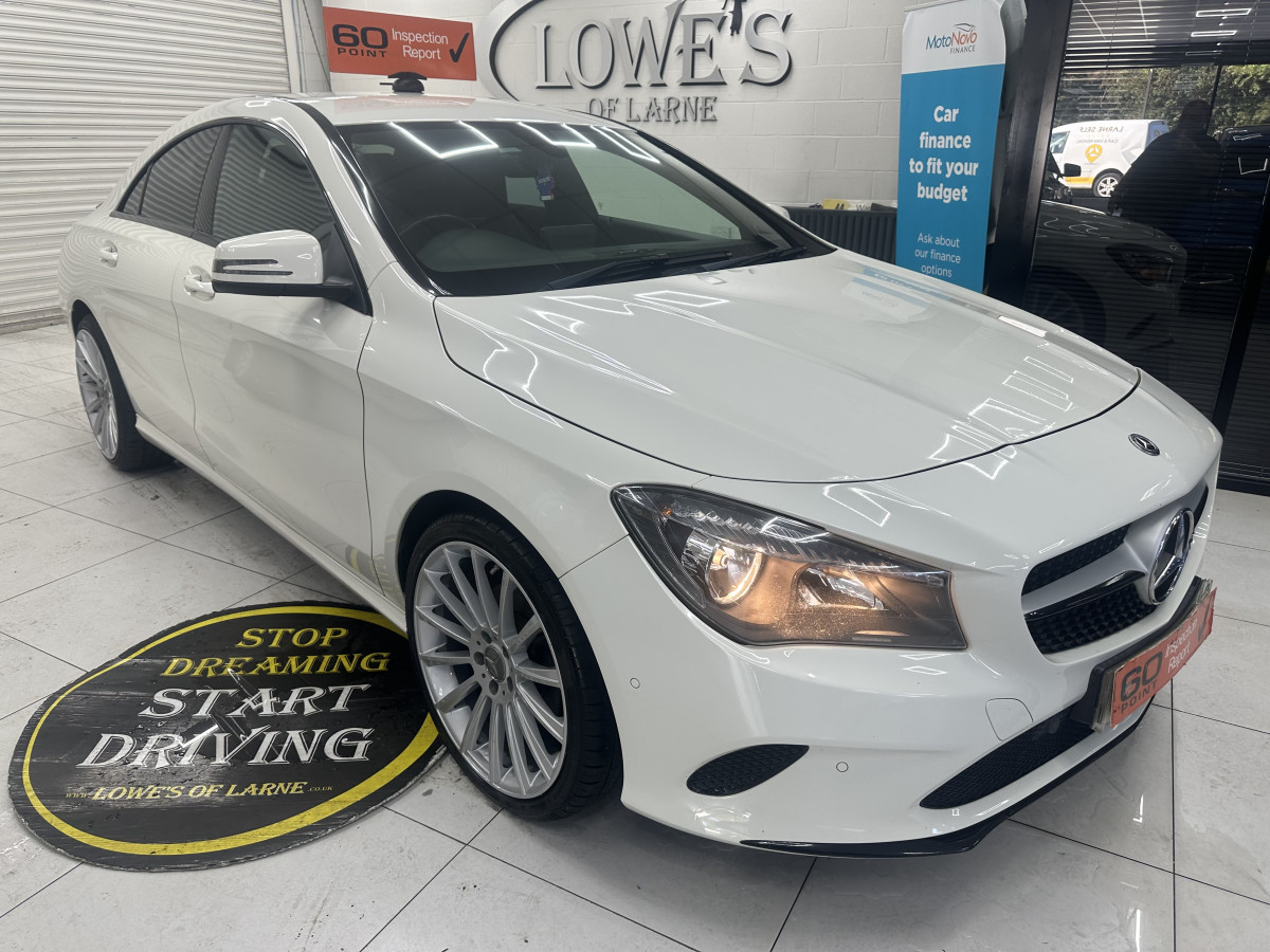 2018 MERCEDES CLA 200D SPORT — LEATHER, SAT NAV & 19″ ALLOYS