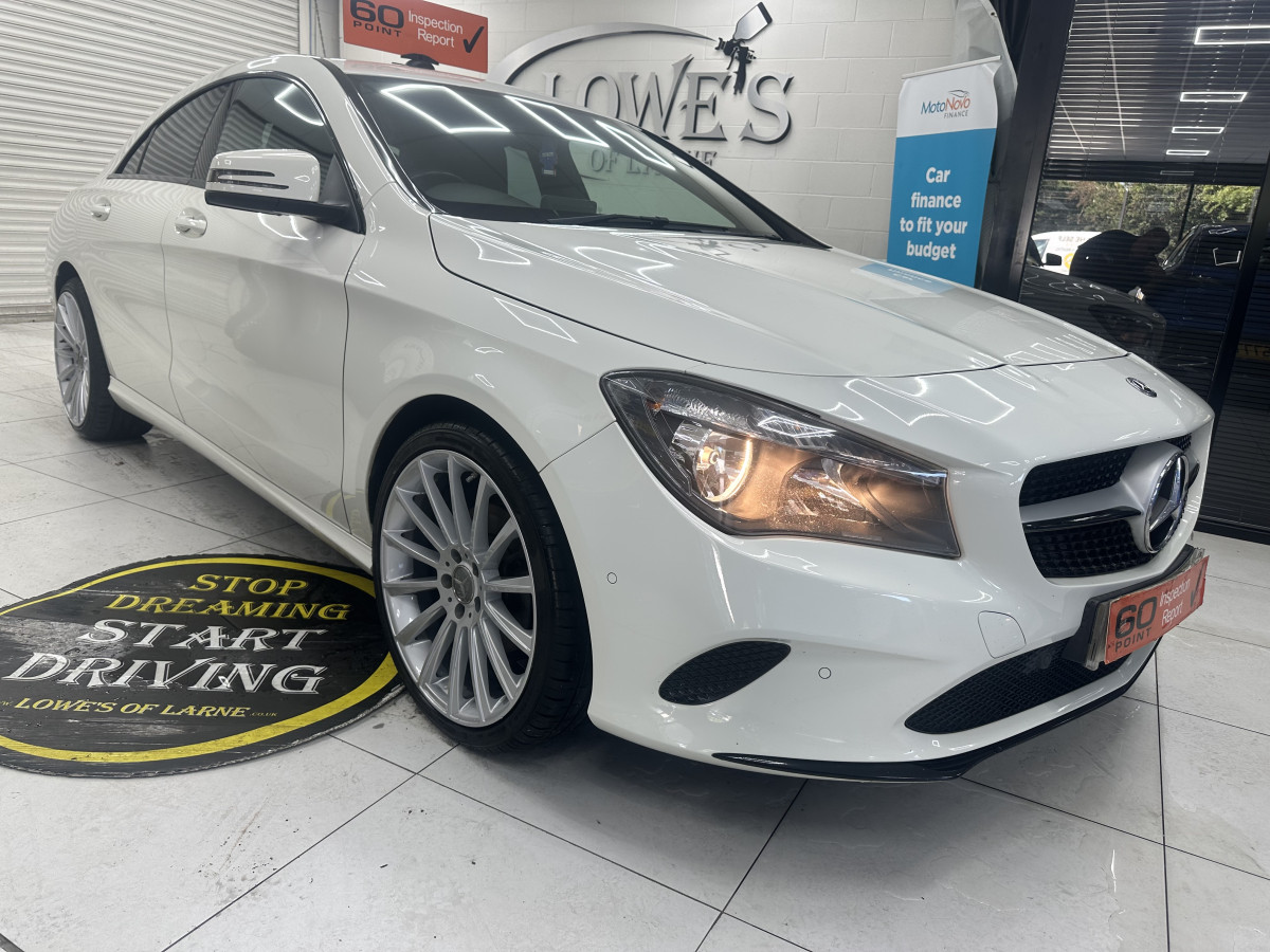 2018 MERCEDES CLA 200D SPORT — LEATHER, SAT NAV & 19″ ALLOYS