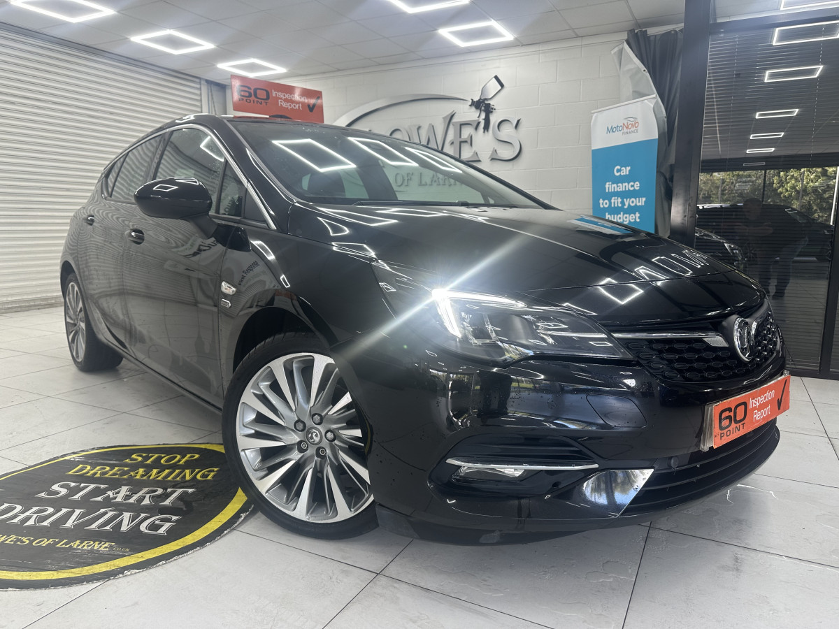 2021 (SEPT) VAUXHALL ASTRA 1.2 TURBO 145 GRIFFIN EDITION with BLACK LEATHER