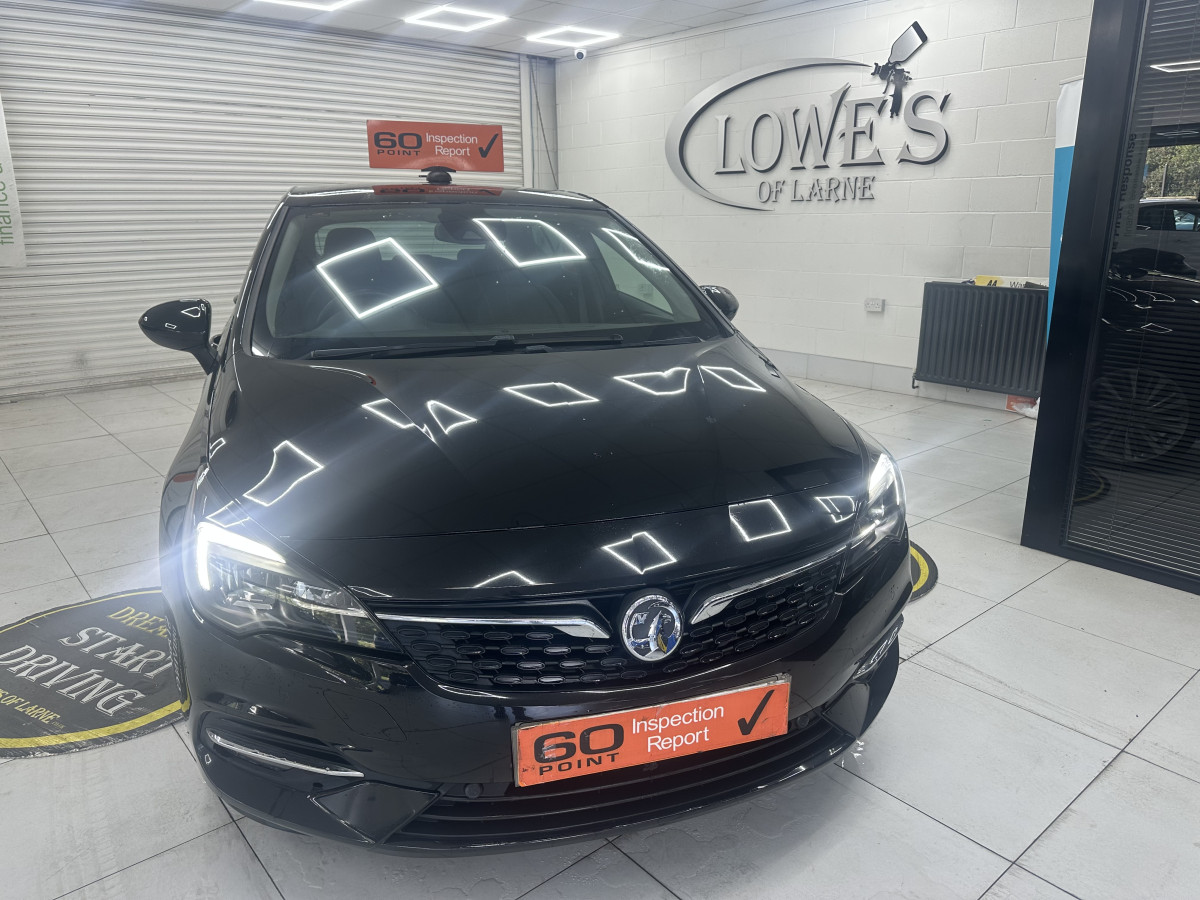 2021 (SEPT) VAUXHALL ASTRA 1.2 TURBO 145 GRIFFIN EDITION with BLACK LEATHER