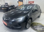 2021 (SEPT) VAUXHALL ASTRA 1.2 TURBO 145 GRIFFIN EDITION with BLACK LEATHER