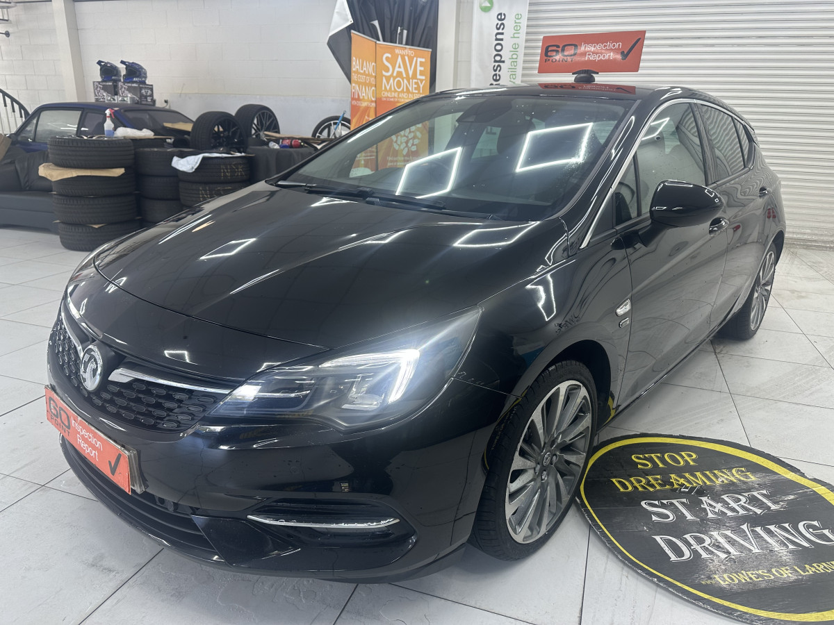 2021 (SEPT) VAUXHALL ASTRA 1.2 TURBO 145 GRIFFIN EDITION with BLACK LEATHER