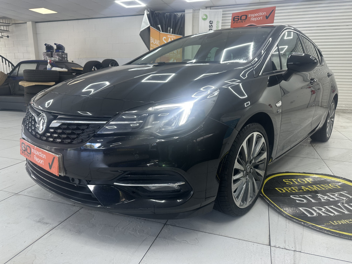 2021 (SEPT) VAUXHALL ASTRA 1.2 TURBO 145 GRIFFIN EDITION with BLACK LEATHER